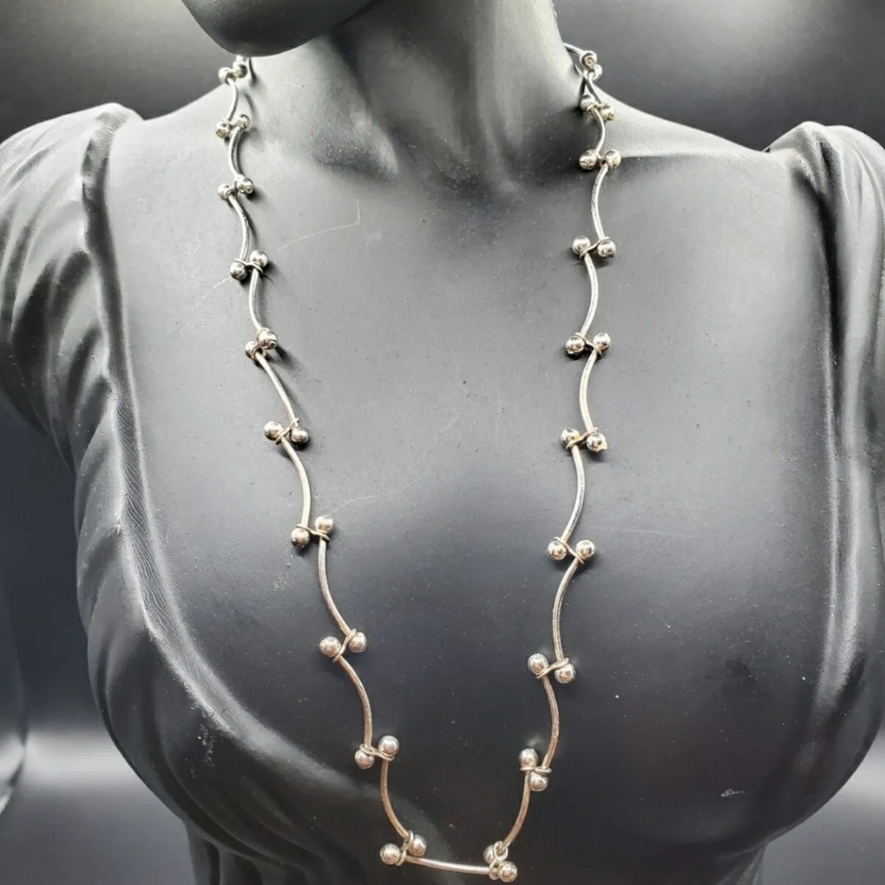 NW brand silver choker